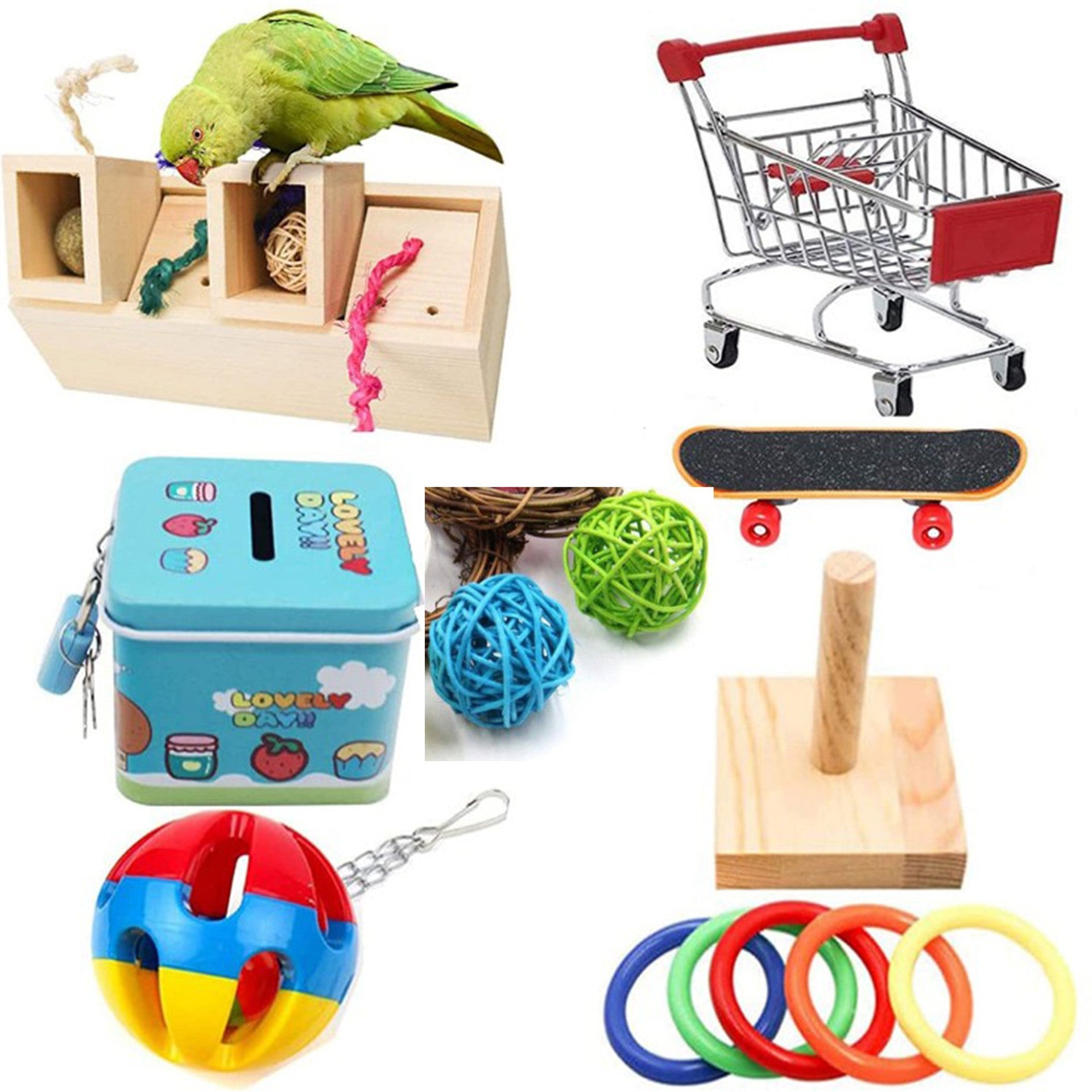 Parrot Toy Bird Supplies Supplies Puzzle Training