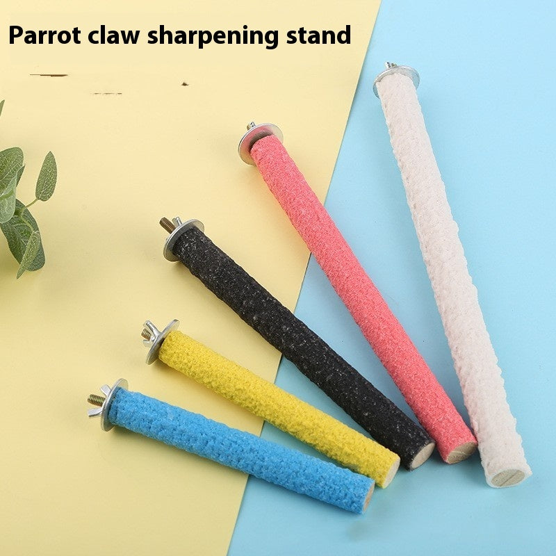 Tiger Skin Xuanfeng Parrot Colored Frosted Stand Rod Grinding Claw Stick