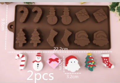 6-piece Cat's Paw Plus Bone Silicone Cake Mold Aroma Mold High Temperature Resistant Easily Removable Mold Cute Claw