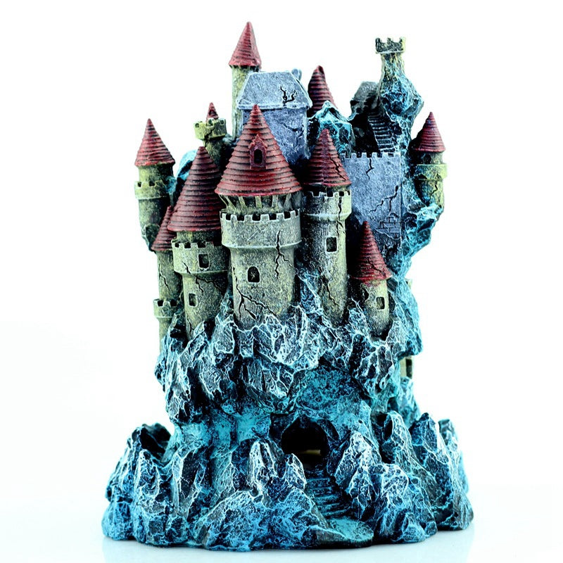 Aquarium Landscaping Creative Dream Castle Resin Ornaments Fish Tank Decoration