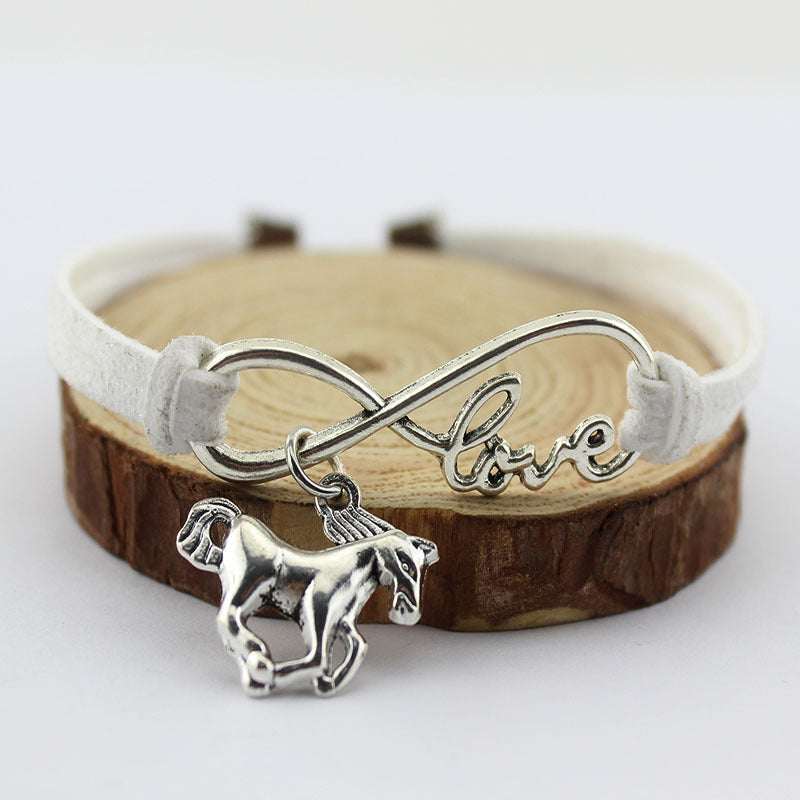 Infinity Love Horses Bracelet