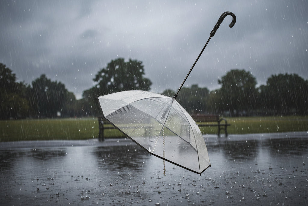 Dog's Transparent Umbrella With Traction Chain Removable Umbrella Pet Products